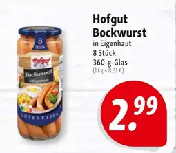 Nah & Frisch Hofgut Bockwurst Angebot