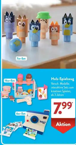Aldi Süd Holz-Spielzeug Angebot
