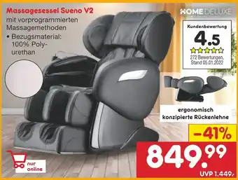 Netto Marken-Discount Home Deluxe Massagesessel Sueno V2 Angebot