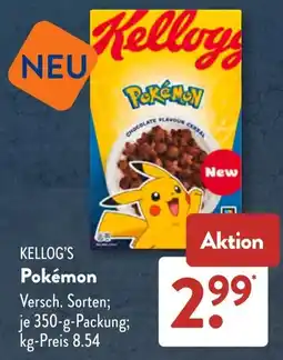 Aldi Süd KELLOG'S Pokémon Angebot