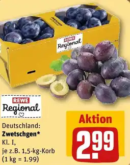 REWE Zwetschgen Angebot