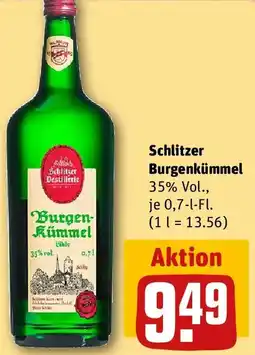 REWE Schlitzer Burgenkümmel Angebot