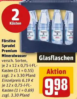 REWE Förstina Sprudel Premium Mineralwasser Angebot