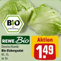 REWE Bio Eisbergsalat Angebot