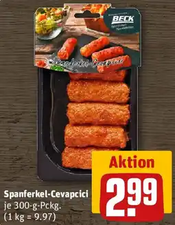 REWE Spanferkel-Cevapcici Angebot