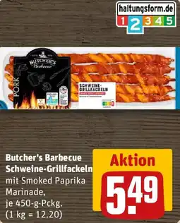 REWE Butcher's Barbecue Schweine-Grillfackeln Angebot