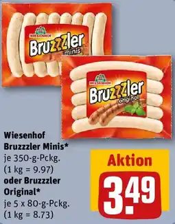 REWE Wiesenhof Bruzzzler Minis oder Bruzzzler Original Angebot