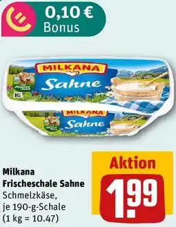 REWE Milkana Frischeschale Sahne Angebot