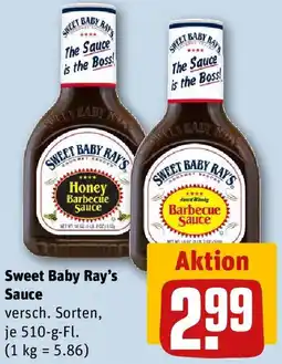 REWE Sweet Baby Ray's Sauce Angebot