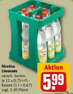 REWE Förstina Limonade Angebot