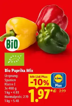 Lidl Bio Paprika Mix Angebot