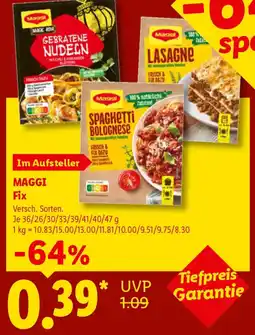 Lidl MAGGI Fix Angebot