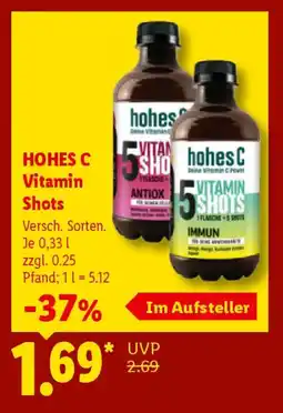 Lidl HOHES C Vitamin Shots Angebot