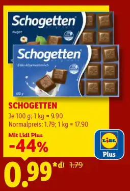 Lidl Schogetten Angebot