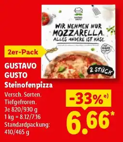 Lidl GUSTAVO GUSTO Steinofenpizza Angebot