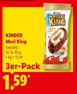 Lidl KINDER Maxi King Angebot