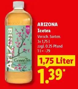 Lidl ARIZONA Icetea Angebot