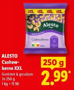 Lidl ALESTO Cashewkerne XXL Angebot