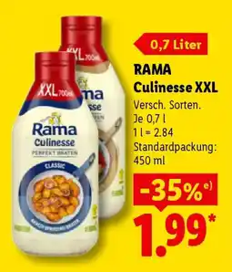 Lidl RAMA Culinesse XXL Angebot