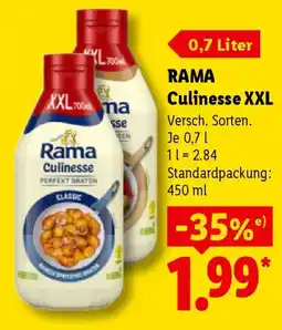 Lidl RAMA Culinesse XXL Angebot