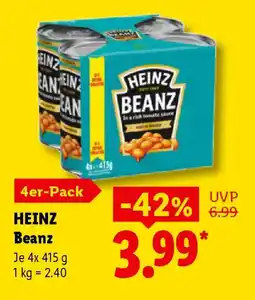 Lidl HEINZ Beanz Angebot