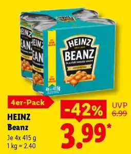 Lidl HEINZ Beanz Angebot