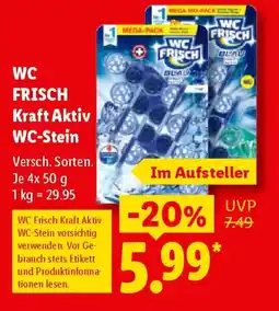 Lidl WC FRISCH Kraft Aktiv WC-Stein Angebot