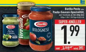 E-Center Barilla Pesto o. Pasta-Saucen-Spezialitat 190-400g Angebot