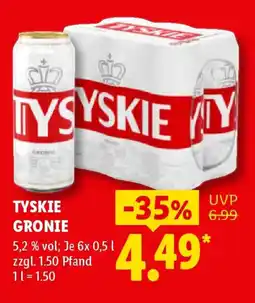 Lidl Tyskie gronie Angebot