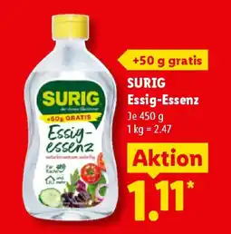 Lidl SURIG Essig-Essenz Angebot