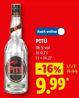 Lidl Pitú Angebot