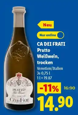 Lidl CA DEI FRATI Pratto Weißwein, trocken Angebot