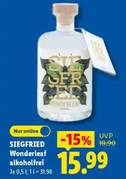 Lidl SIEGFRIED Wonderleaf alkoholfrei Angebot