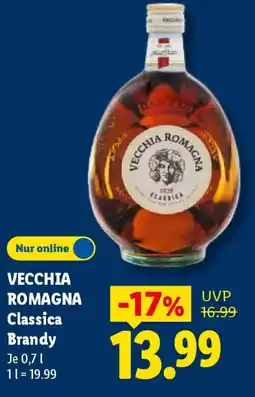 Lidl VECCHIA ROMAGNA Classica Brandy Angebot