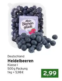 CAP Markt Heidelbeeren Angebot