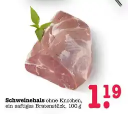 Scheck-in-Center Schweinehals Angebot
