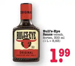 Scheck-in-Center Bull’s-Eye Sauce Angebot