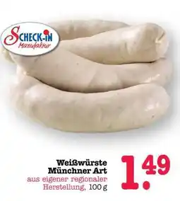 Scheck-in-Center Weißwürste Münchner Art Angebot