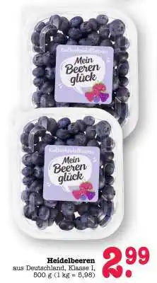 Scheck-in-Center Heidelbeeren Angebot
