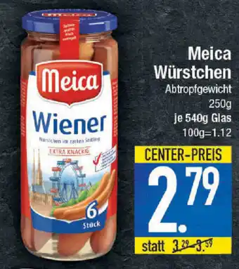 E-Center Meica Wurstchen Wiener 540g Angebot