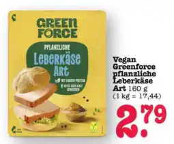 Scheck-in-Center Vegan Greenforce pflanzliche Leberkäse Art Angebot
