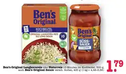 Scheck-in-Center Ben’s Original Langkornreis oder Naturreis Angebot