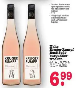Scheck-in-Center Nahe Kruger Rumpf Rosé Spätburgunder trocken Angebot