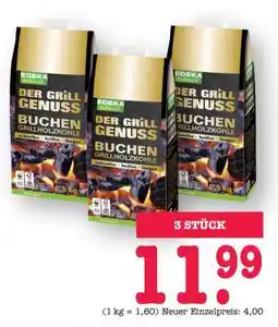 Scheck-in-Center DER GRILL GENUSS Buchen Grillholzkohle Angebot