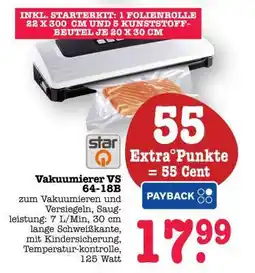 Scheck-in-Center Vakuumierer VS 64-18B Angebot