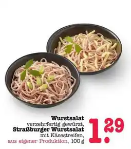 Scheck-in-Center Wurstsalat Angebot