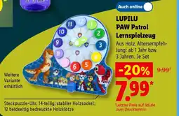 Lidl LUPILU PAW Patrol Lernspielzeug Angebot