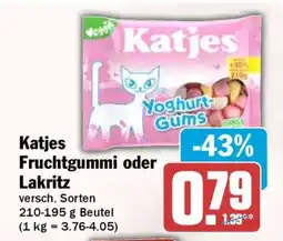 HIT Katjes Fruchtgummi oder Lakritz Angebot