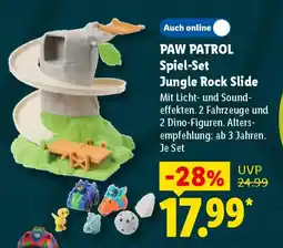 Lidl PAW PATROL Spiel-Set Jungle Rock Slide Angebot