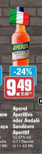 HIT Aperol Aperitivo oder Andalö Sanddorn Aperitif Angebot